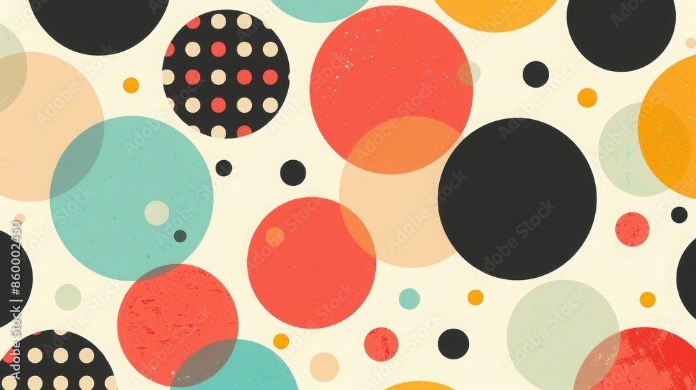 a geometric pattern with circles and squares, pastel colors a geometric pattern with circles and squares, pastel colors