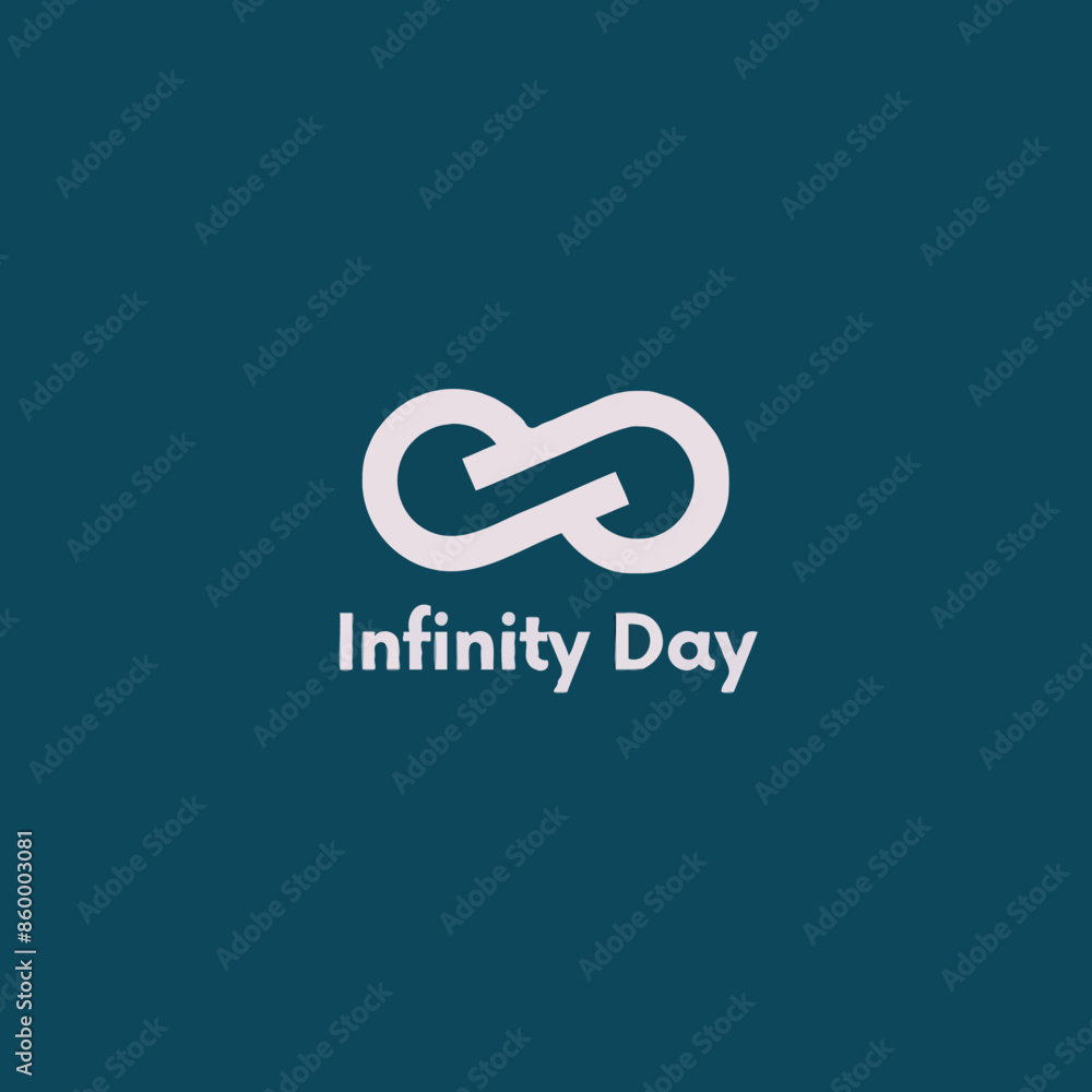 Blue Abstract Infinity Day Flyer Blue Abstract Infinity Day Flyer