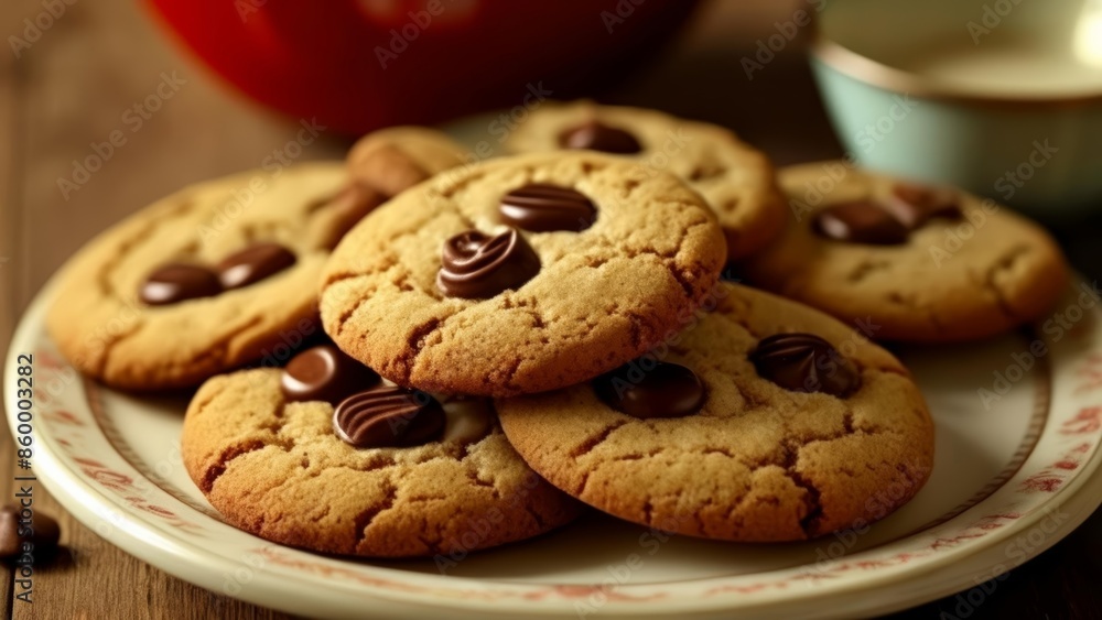 Deliciously tempting chocolate chip cookies Deliciously tempting chocolate chip cookies