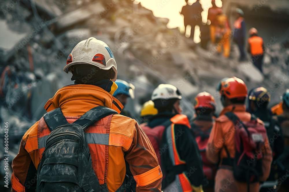 Earthquake rescue team Earthquake rescue team
