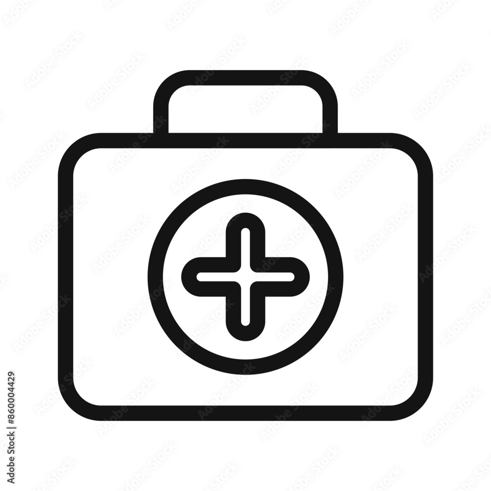 Healthcare Doctor Bag Icon Ideal for Medical and Emergency Services Healthcare Doctor Bag Icon Ideal for Medical and Emergency Services