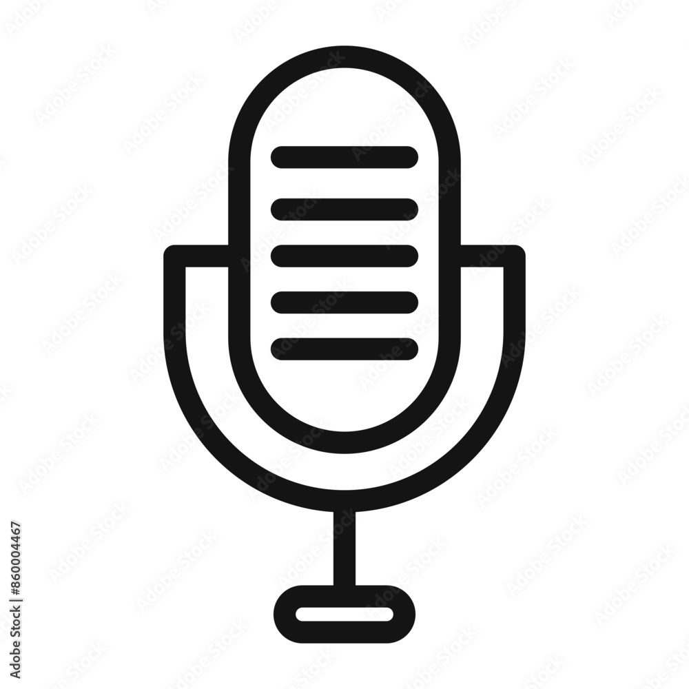 Audio Recording Microphone Icon Ideal for Podcasts and Music Audio Recording Microphone Icon Ideal for Podcasts and Music