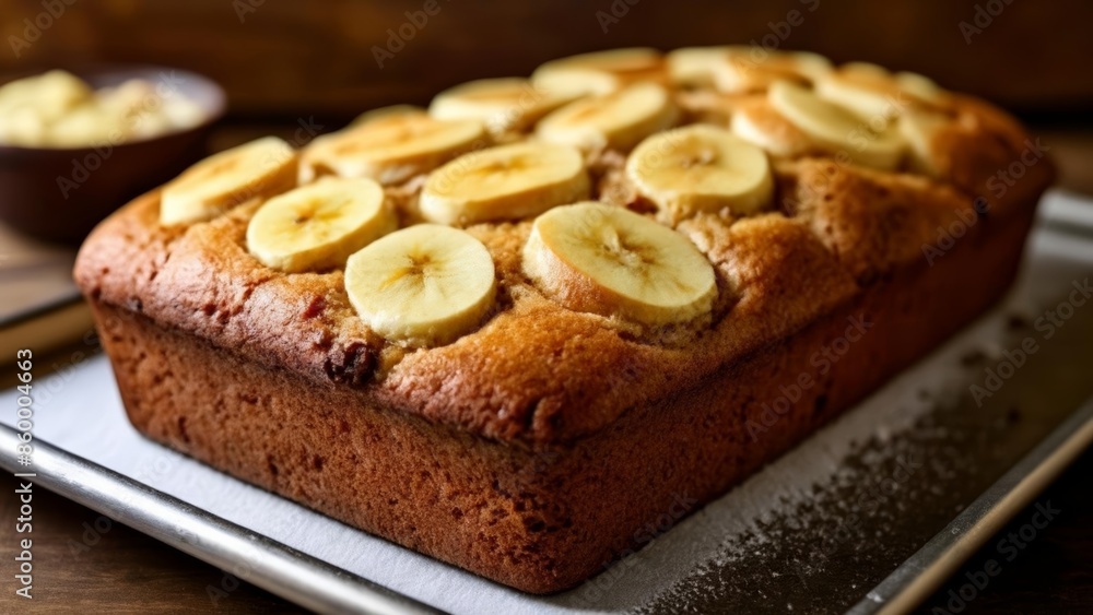 Delicious Banana Bread Freshly Baked Delicious Banana Bread Freshly Baked