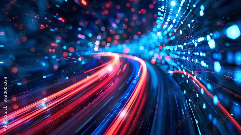 Scenes,, glitch art, light trails,blue,neon light,fisheye. Scenes,, glitch art, light trails,blue,neon light,fisheye.