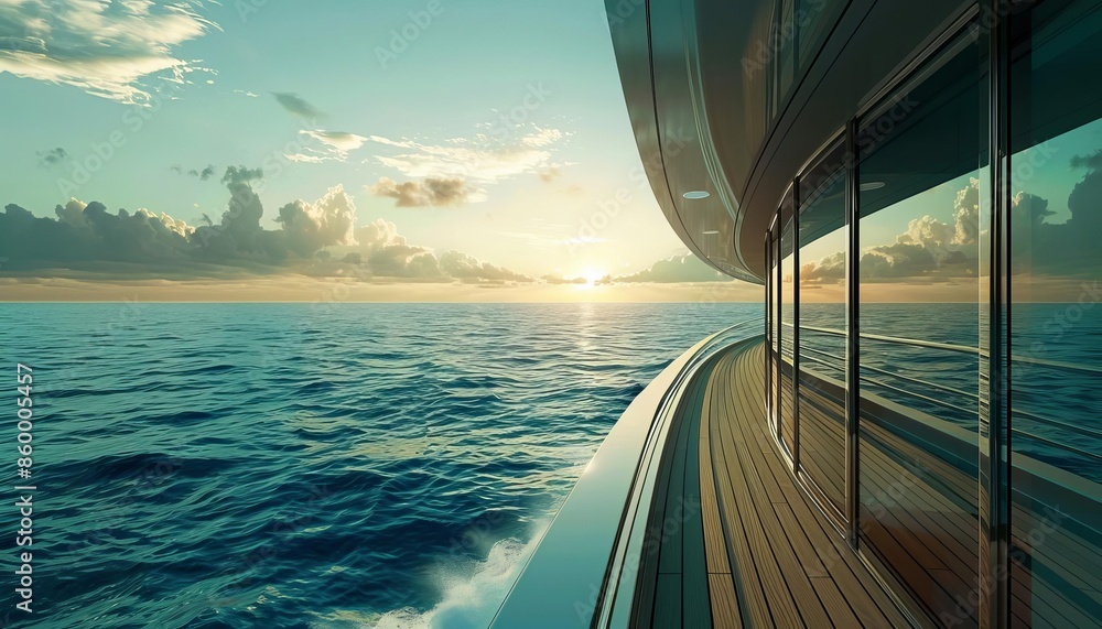 Set sail on a cruise, the ocean stretching out in every direction, offering a sense of luxury and relaxation. Set sail on a cruise, the ocean stretching out in every direction, offering a sense of luxury and relaxation.