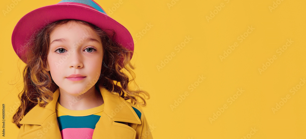 Stylish little girl in fall winter outfit. Kids fashion concept. Stylish little girl in fall winter outfit. Kids fashion concept.