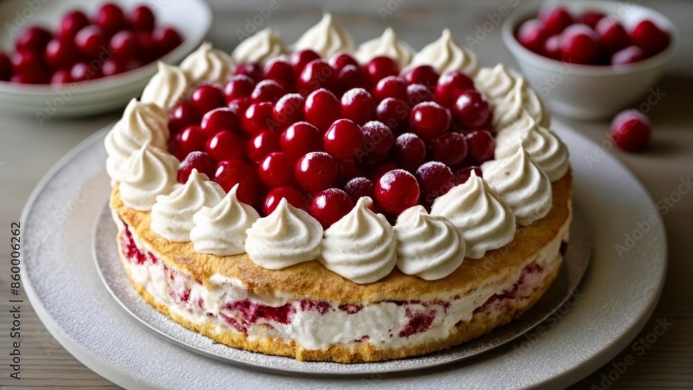 Deliciously festive dessert ready to be enjoyed Deliciously festive dessert ready to be enjoyed