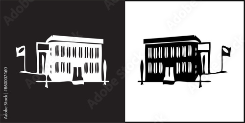  IIlustration Vector graphics of School icon