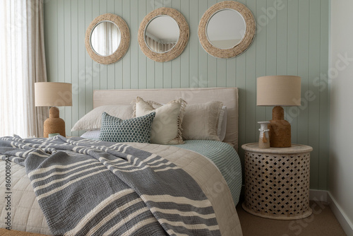 Canvastavla Modern Coastal Bedroom