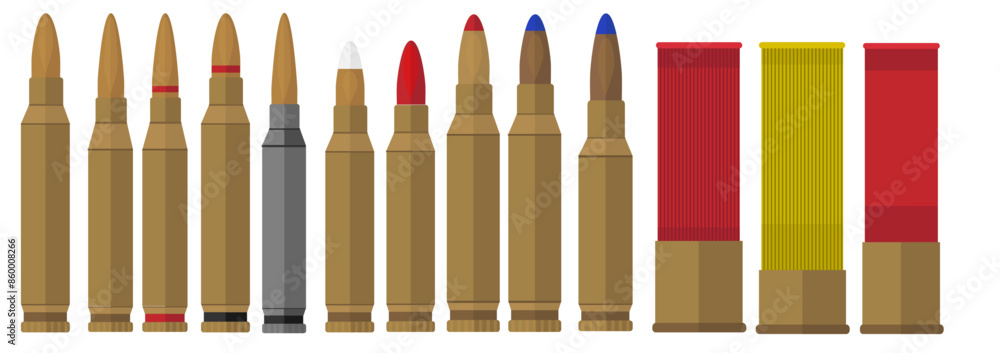 Assault Rifles and Shotguns Ammunation Vectors Assault Rifles and Shotguns Ammunation Vectors