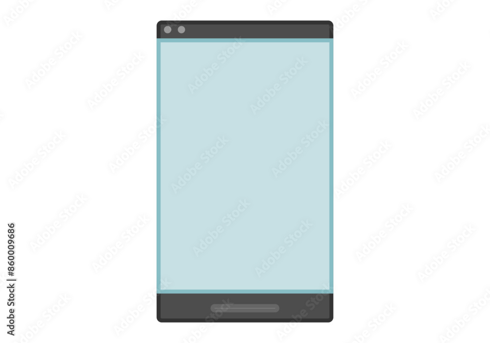 Móvil o smartphone en fondo blanco Móvil o smartphone en fondo blanco