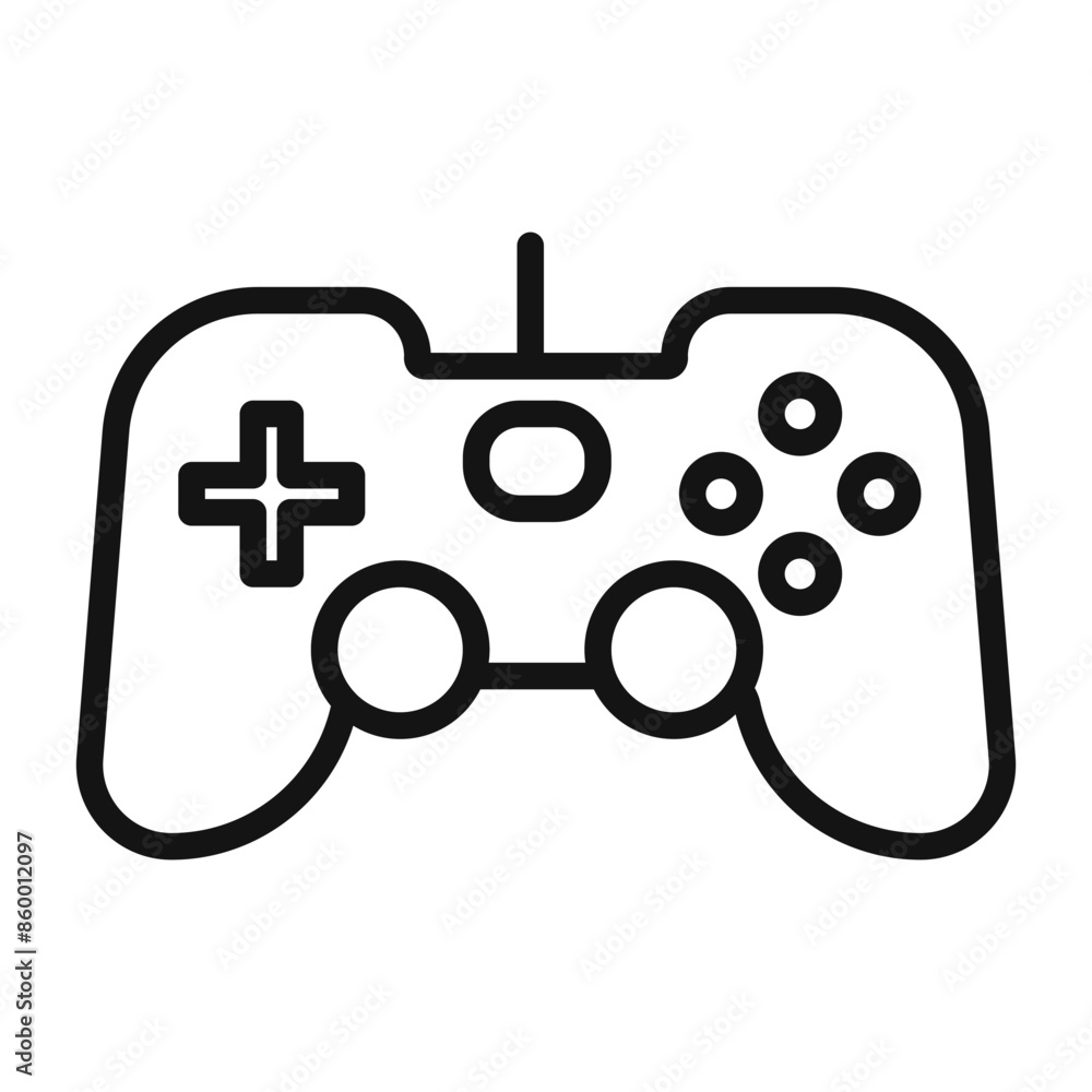 Gaming Controller Icon Perfect for Video Games and Entertainment Gaming Controller Icon Perfect for Video Games and Entertainment