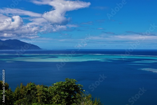 clouds over the ocean - French Polynesia - Tahiti Vaipahi