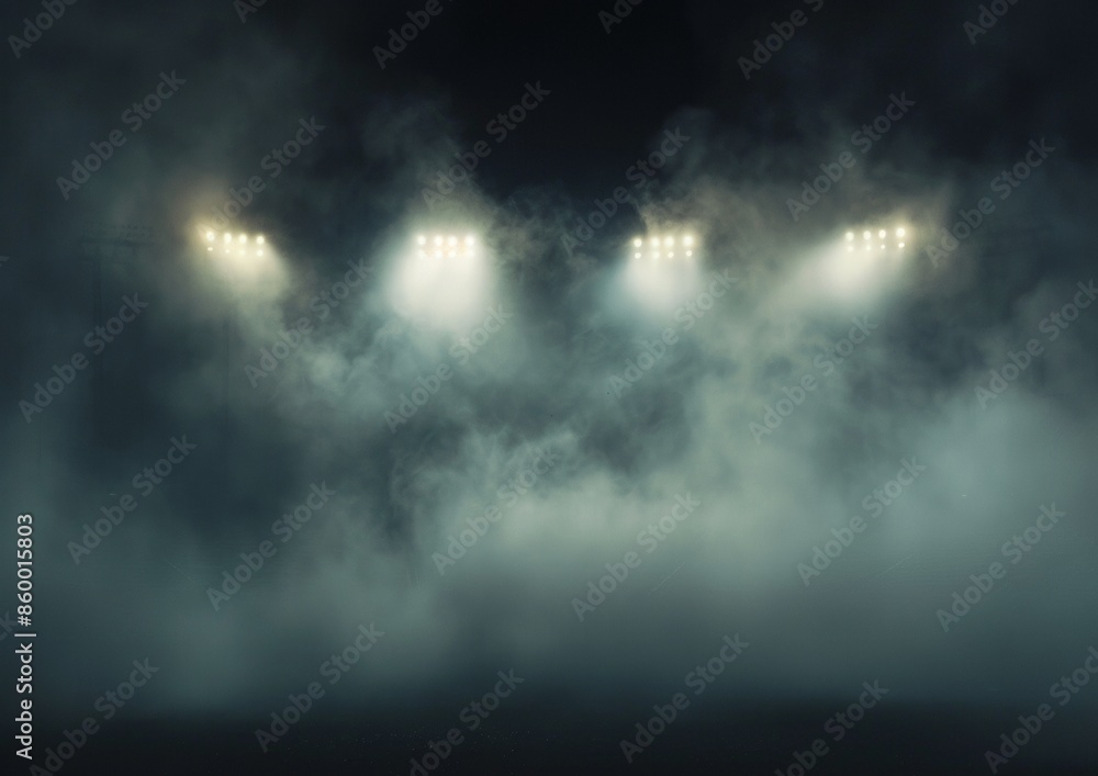staring at stadium lights and smoke fog staring at stadium lights and smoke fog
