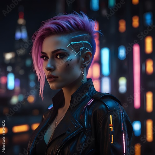 woman in the city