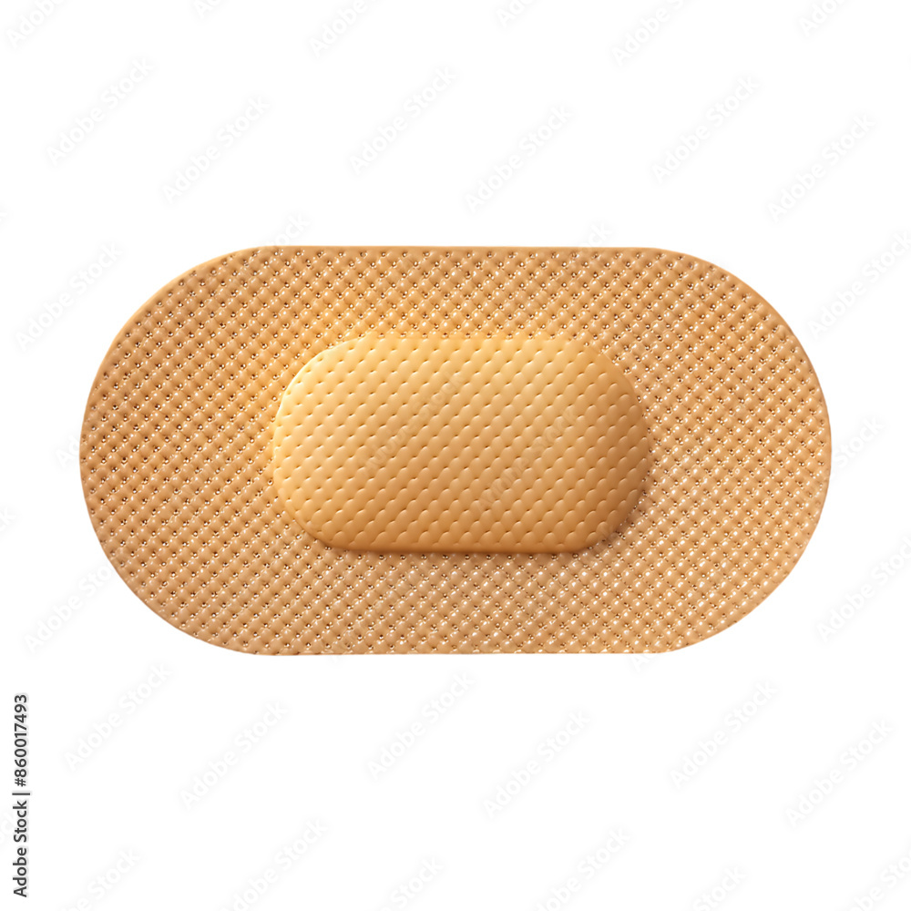 Medical adhesive bandage Isolated on transparent background Medical adhesive bandage Isolated on transparent background