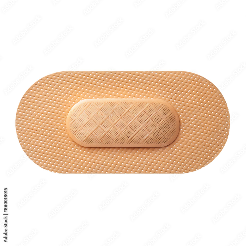 Medical adhesive bandage Isolated on transparent background Medical adhesive bandage Isolated on transparent background