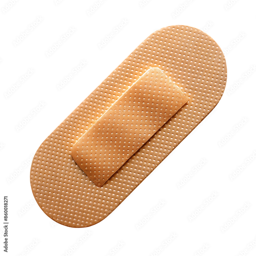 Medical adhesive bandage Isolated on transparent background Medical adhesive bandage Isolated on transparent background