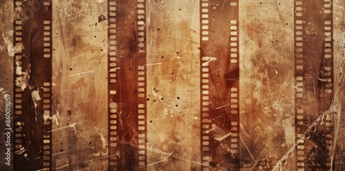 Vintage Vibes. Old Film Texture High Detailed Plain Background Concept photo