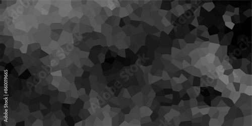 abstract black geometric with triangles and marble texture. Seamless pattern mosaic marble pattern texture with seamless shapes. dark and light gray Geometric Modern creative background.