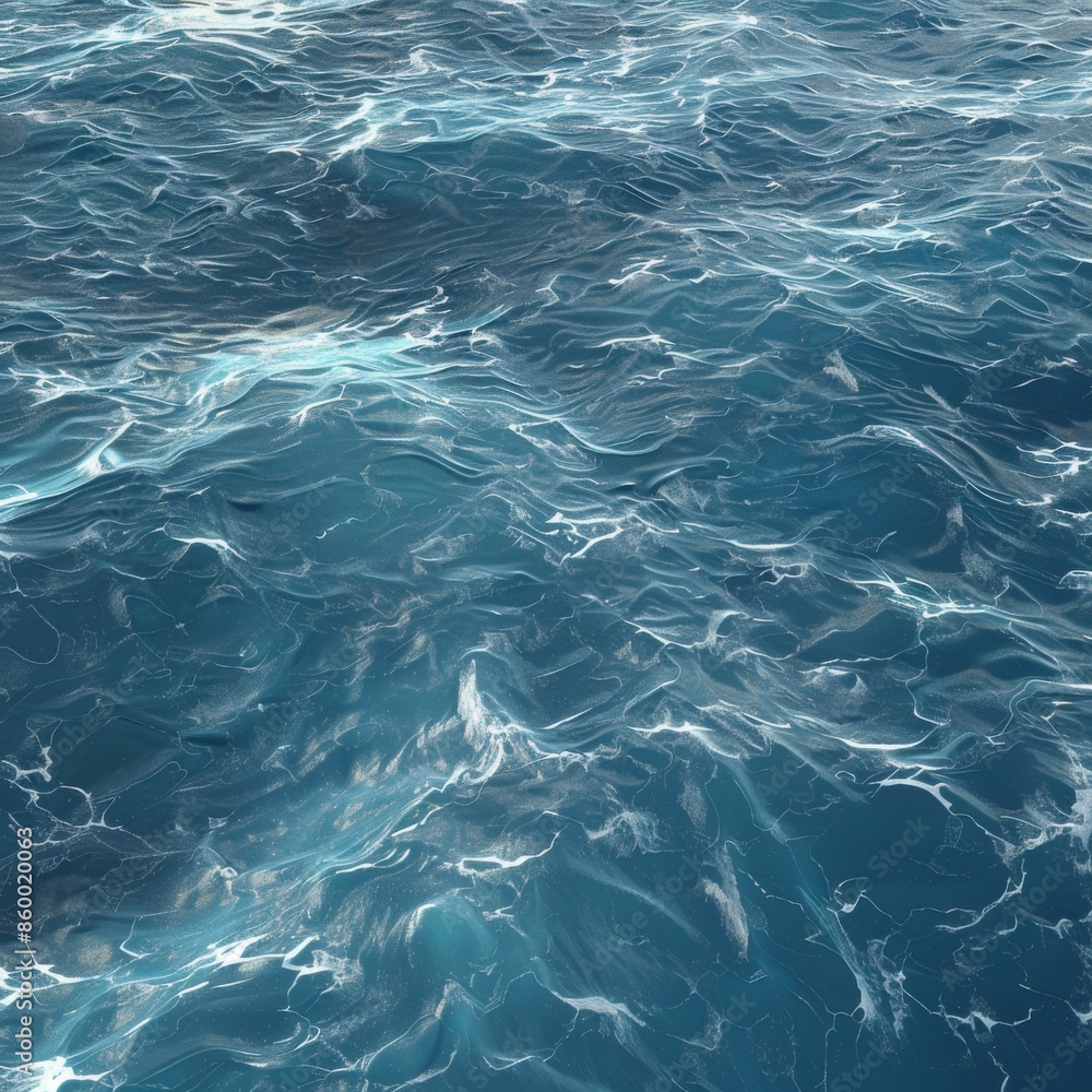Naklejka premium Tranquil Waters. Serene ocean texture background