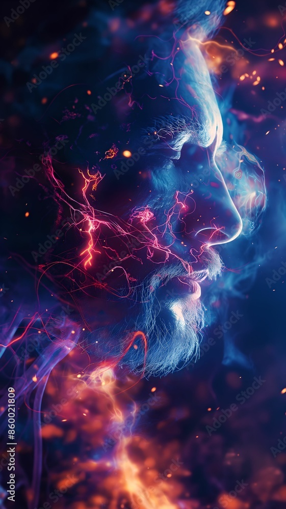 A holographic stream of nicotine flowing through the circulatory system, highlighting its impact on cardiovascular health A holographic stream of nicotine flowing through the circulatory system, highlighting its impact on cardiovascular health