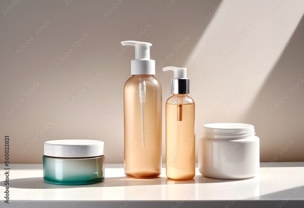 A collection of skincare products A collection of skincare products