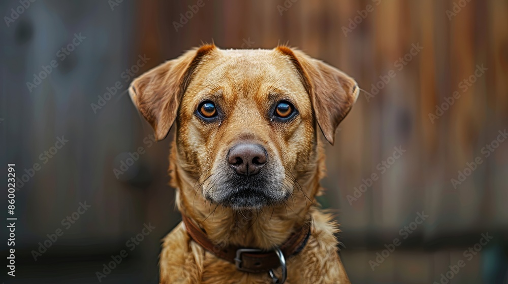 a dog with a dog collar portrait a dog with a dog collar portrait