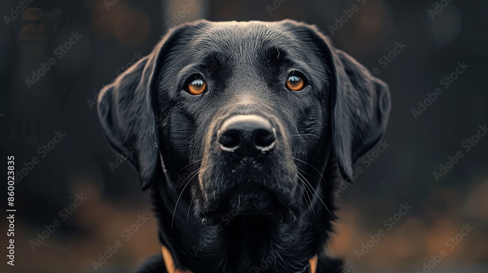 a dog with a dog collar portrait a dog with a dog collar portrait