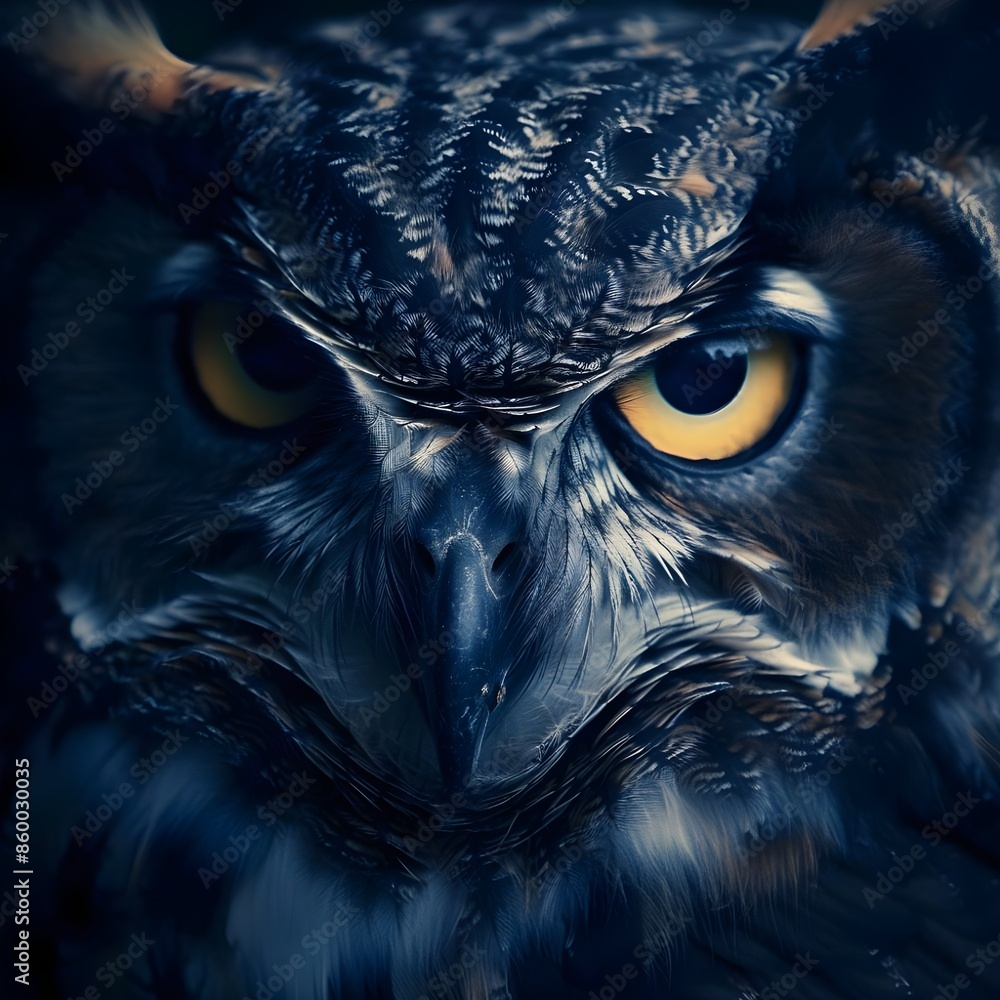 Majestic Owl in the Night Majestic Owl in the Night