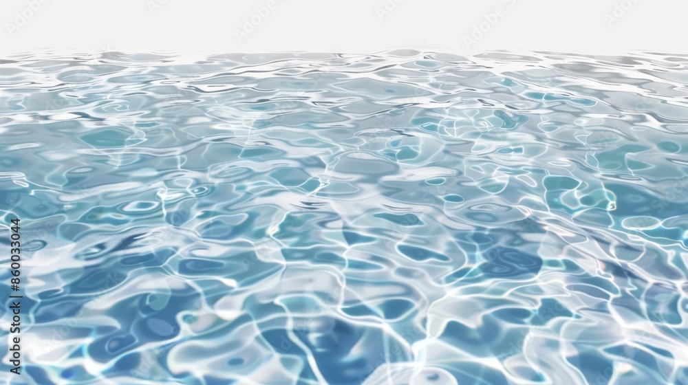 Abstract Blue Water Ripples Texture - 3D Render Abstract Blue Water Ripples Texture - 3D Render