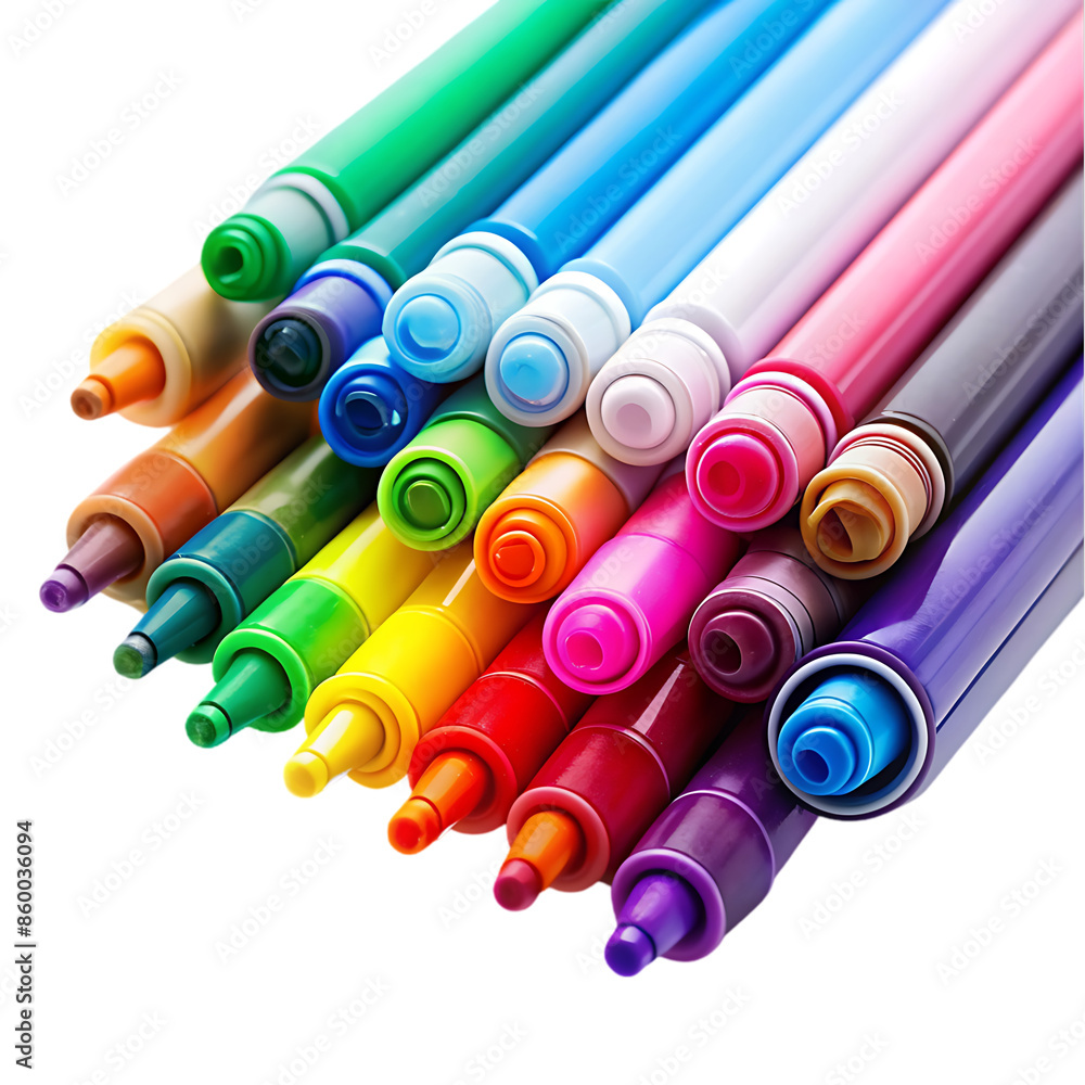 sketch markers on transparent background sketch markers on transparent background