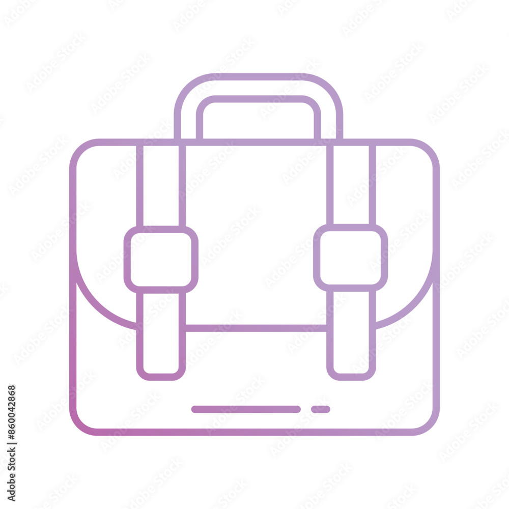 briefcase icon with white background vector stock illustration briefcase icon with white background vector stock illustration