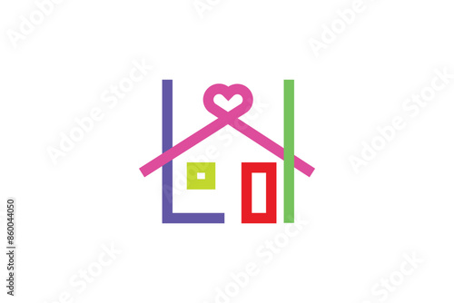 ove house logo design