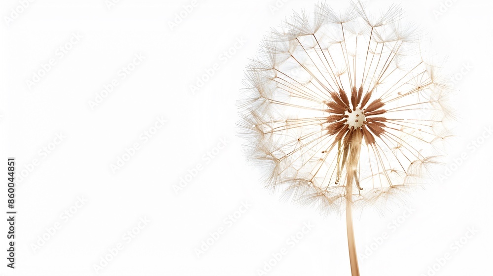 Fototapeta premium Beautiful dandelion background 