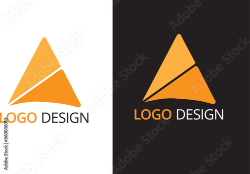 a letter logo for businesses and company vector illustration