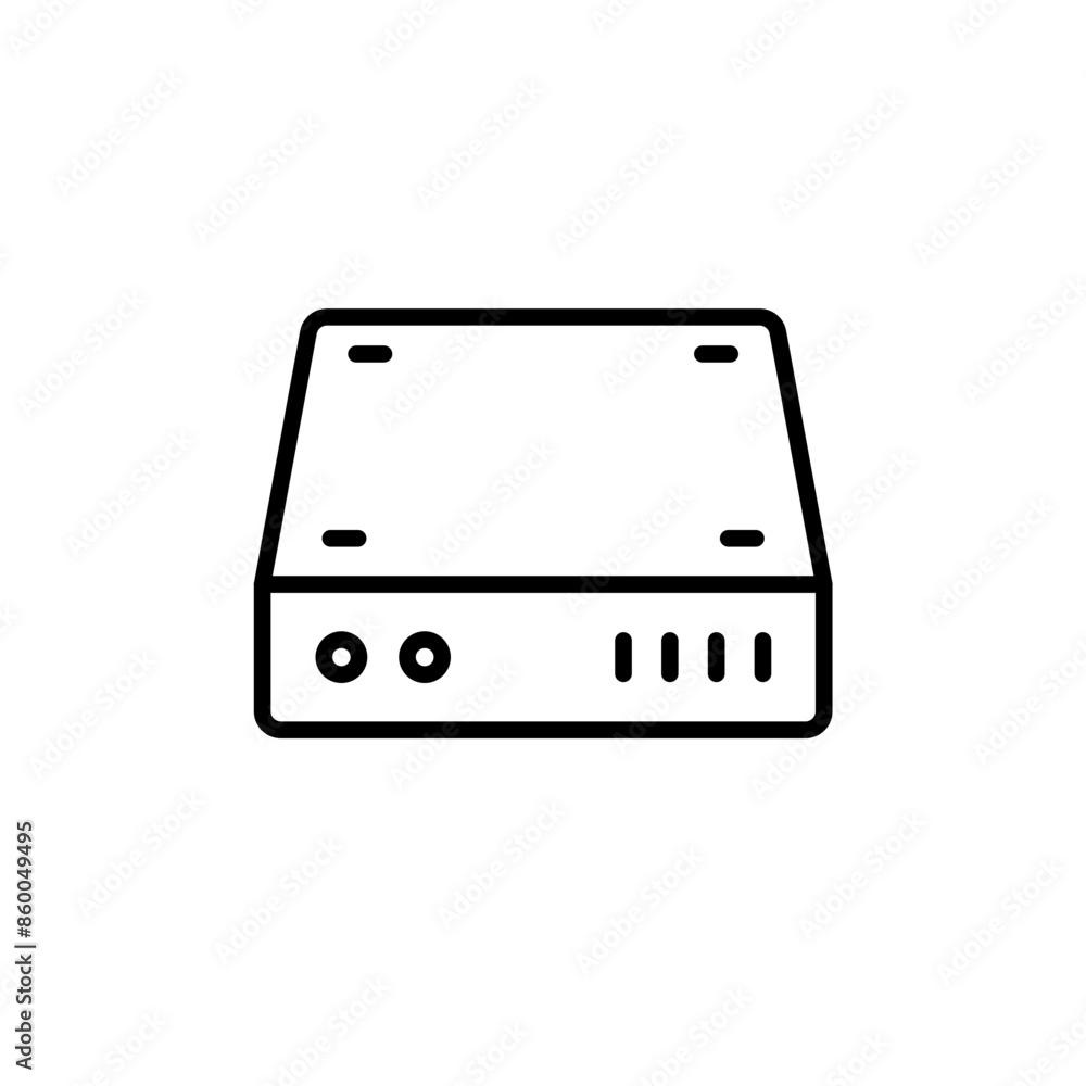 Hard Disk Icon Perfect for Data Storage and Computing Hard Disk Icon Perfect for Data Storage and Computing