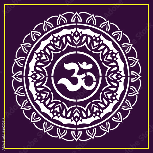 Om Jali design used for temples, Mandir. Om acrylic jali, corian jali and mdf jali.