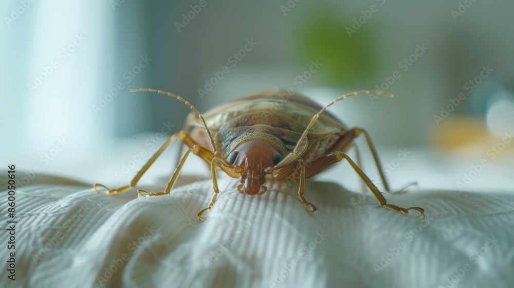 Bed bug on bed Bed bug on bed