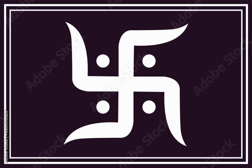 Swastik symbol of hindu religion