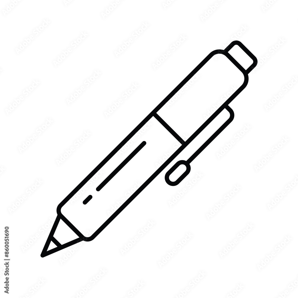 fountain pen icon with white background vector stock illustration fountain pen icon with white background vector stock illustration