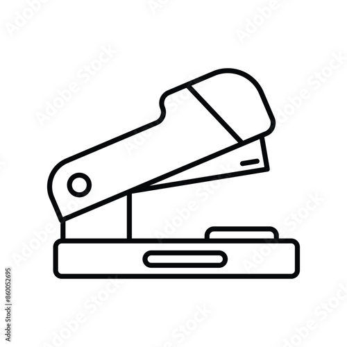 stapler icon with white background vector stock illustration