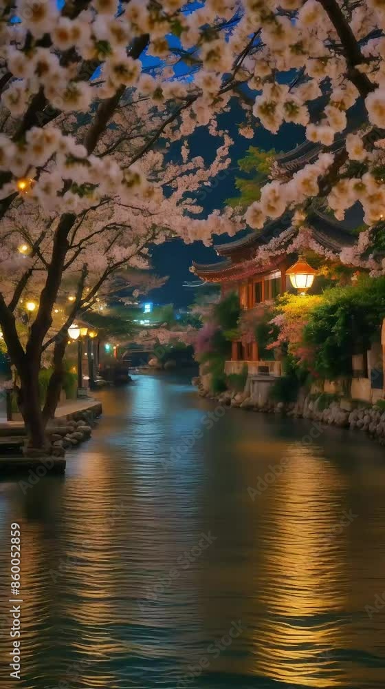sakura at night sakura at night