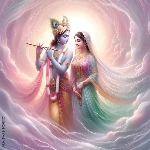 Lord Krishna and Goddess Radha Rani