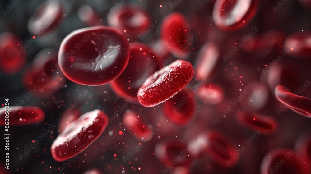 Agglutinated red blood cell Agglutinated red blood cell