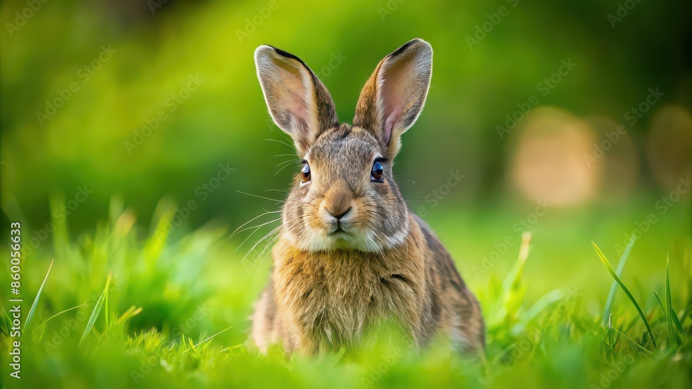 Fluffy brown rabbit in a lush green meadow, rabbit, fluffy, brown, animal, cute, bunny, pet, wildlife, fur, grass, meadow, outdoors Fluffy brown rabbit in a lush green meadow, rabbit, fluffy, brown, animal, cute, bunny, pet, wildlife, fur, grass, meadow, outdoors