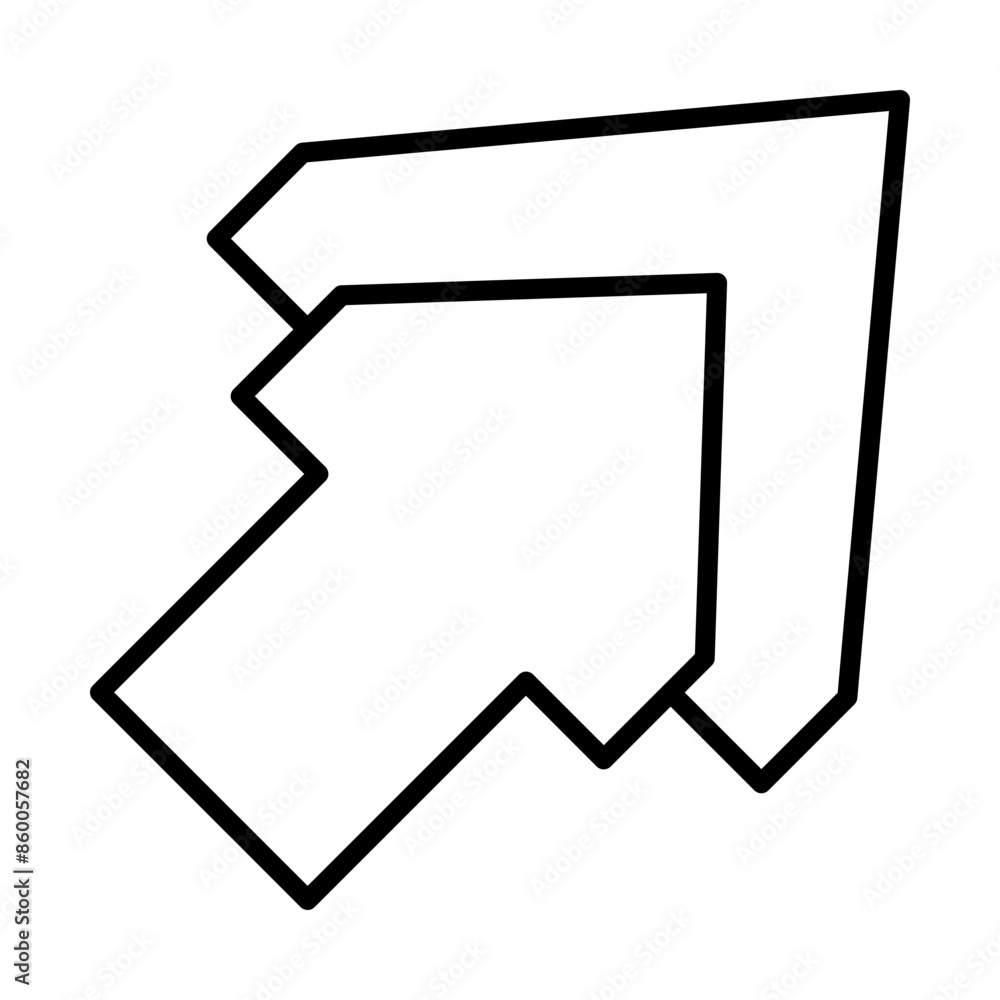 Diagonal Arrow Righticon Design Diagonal Arrow Righticon Design