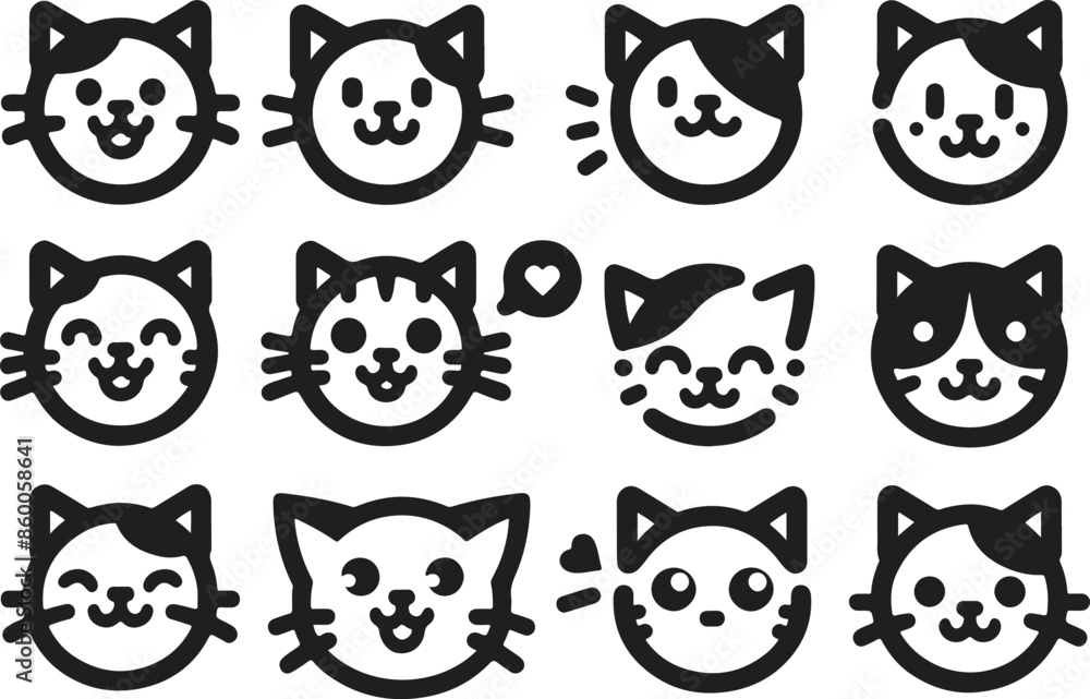 set of cats set of cats