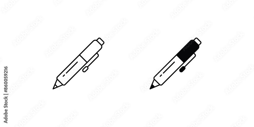 fountain pen icon with white background vector stock illustration fountain pen icon with white background vector stock illustration
