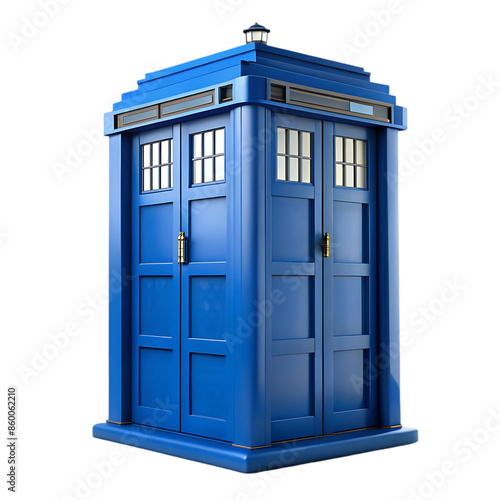 tardis on transparent background photo